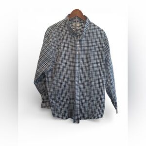 4 Men's Casual Dress Shirts XXL Blue (2) IZOD, (1)Croft & Barrow, (1)Aeropostale